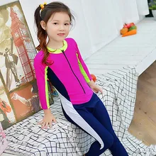 Rhyme Lady, однотонное платье, спортивный детский купальник, боди для мальчиков и девочек, купальный костюм, пляжная одежда, цельный