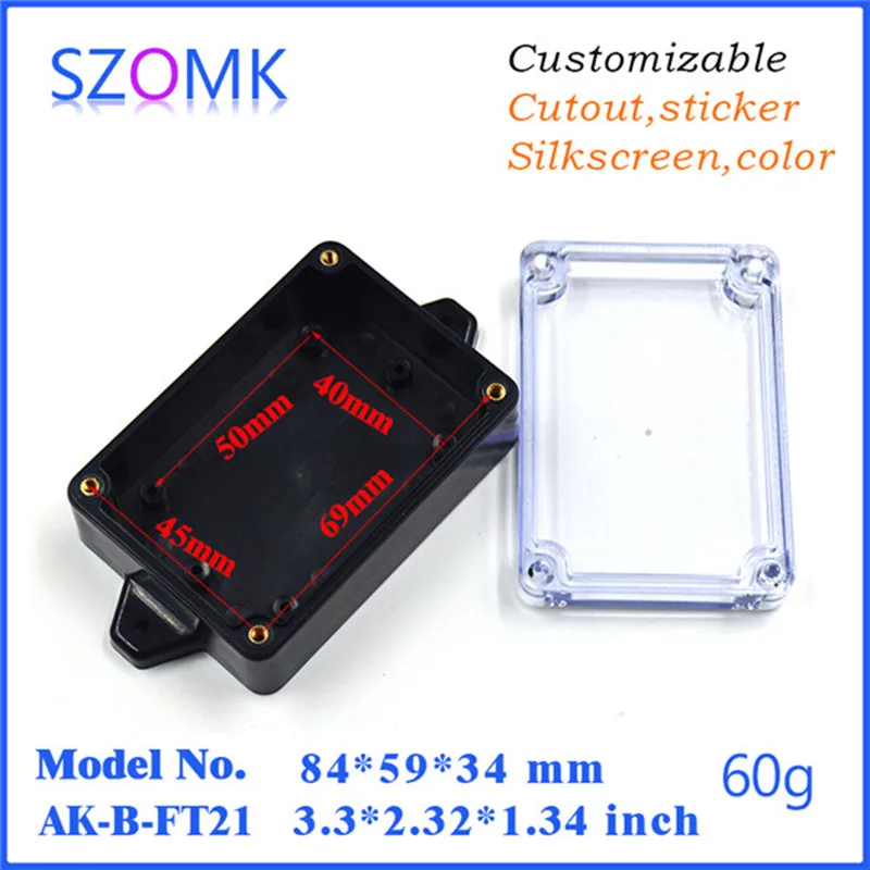 IP65 waterproof plastic enclosure for electronics instrument housing case plastic waterproof device box (9)
