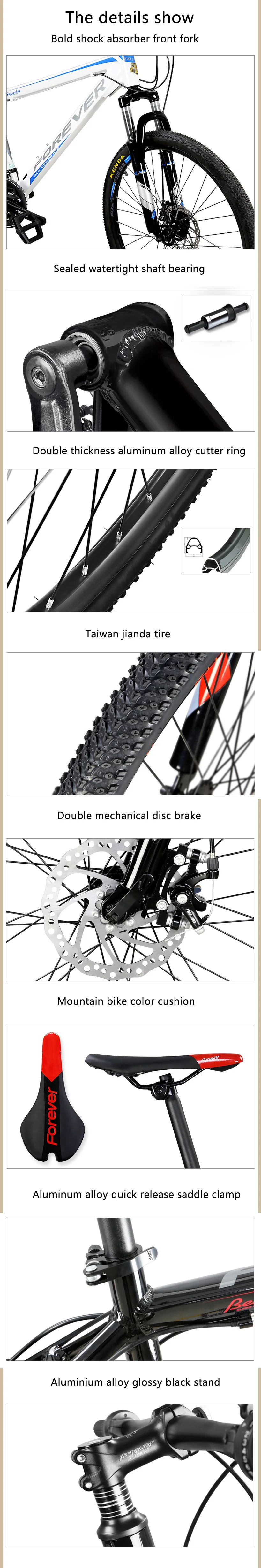 Excellent A New Generation of Fashionable Sports Mountain Bike Male Sstudents Teenage Variable Speed Cross-Country Bike 0