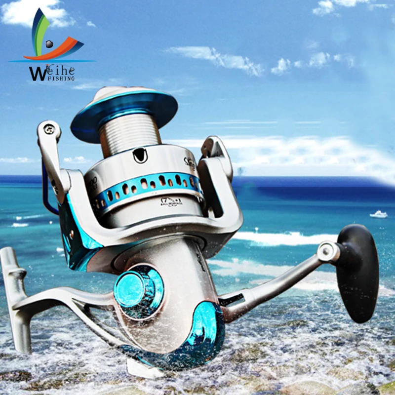 

11000 Series Sea Fishing Reel 7BB+1RB Distant Fishing Reel Long Wheel for Saltwater 4.5:1 Reel Fishing Accessories