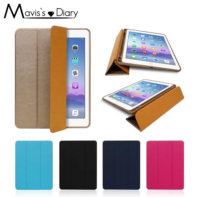 

For iPad Air/Air 2 Flip Case Cover Ultra Slim Auto Sleep Cover For new iPad 9.7 inch 2017&2018 Release For IPAD Pro 9.7