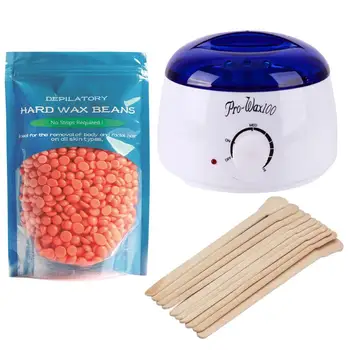 

Professional 500ml Warmer Wax Heater Mini SPA Hand Epilator Feet Paraffin Wax Machine Body Depilatory Hair Removal Tool EU/US