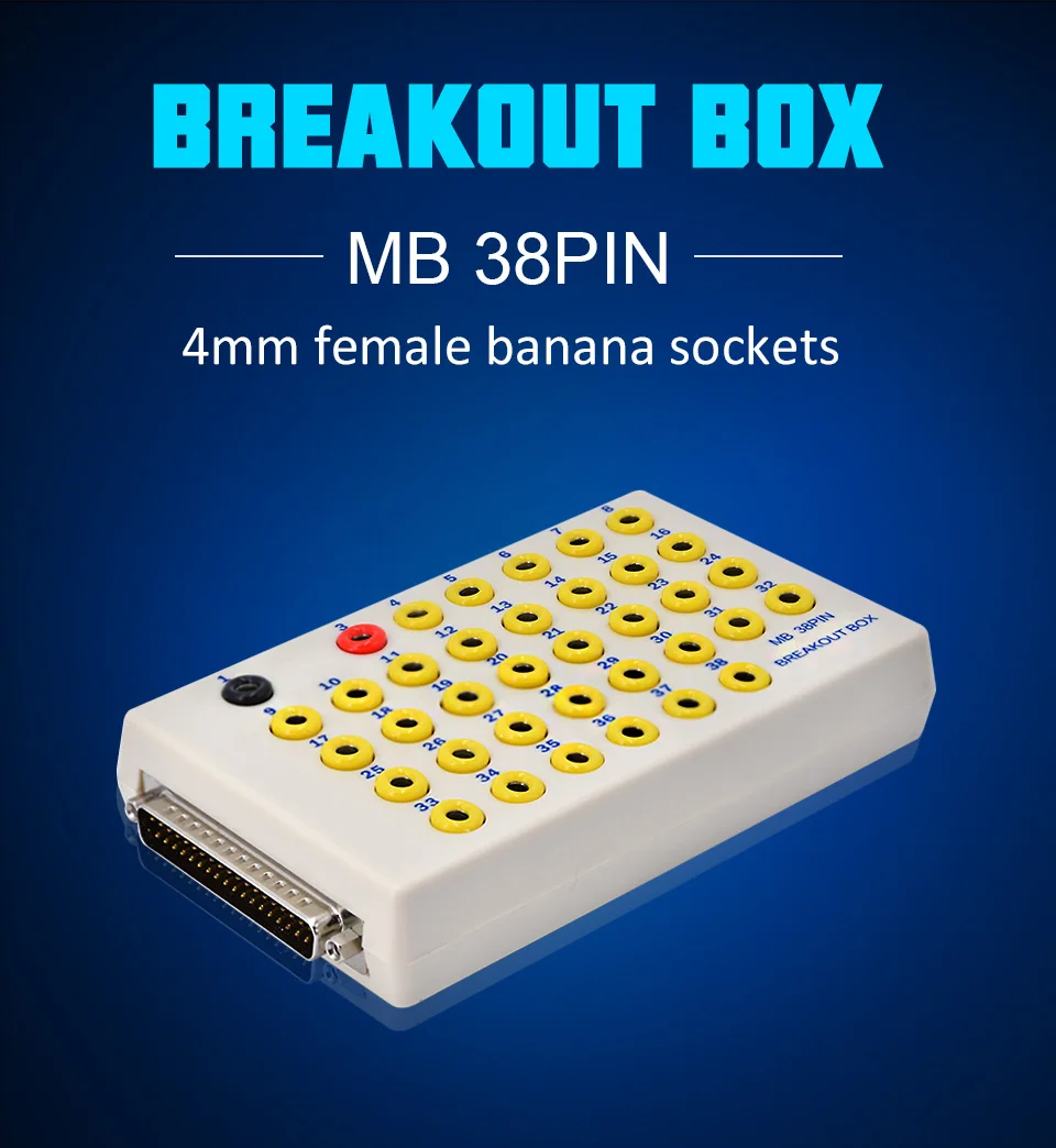 Высокое качество для MB 38pin breakout box авто разъем pin out box автомобильный 38 pin breakout box автомобильный инструмент