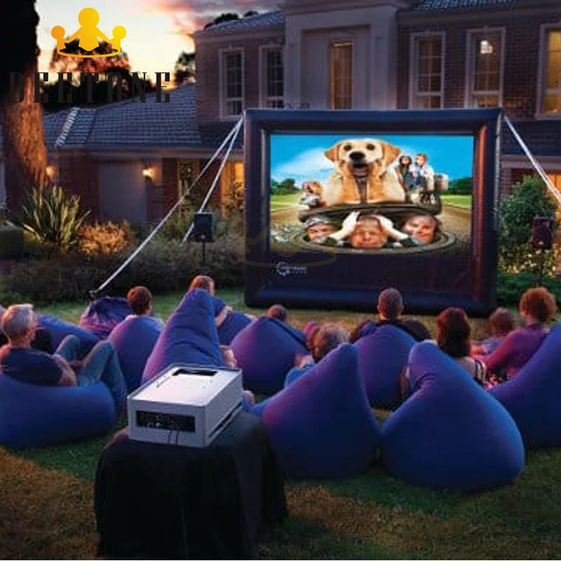 Outdoor 169 Cinema Inflatable Movie Screen, Inflatable TV Screen For