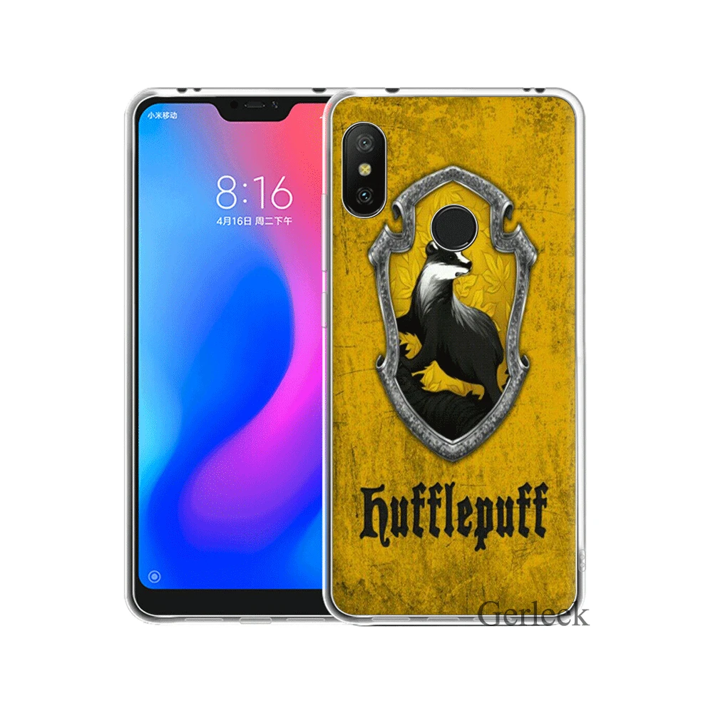 Жесткий чехол Desxz Hogwarts Hufflepuff для Xiaomi Mi 5 5S 6 8 Lite SE A1 5X A2 F1 9 MAX 3|Чехлы-накладки| |