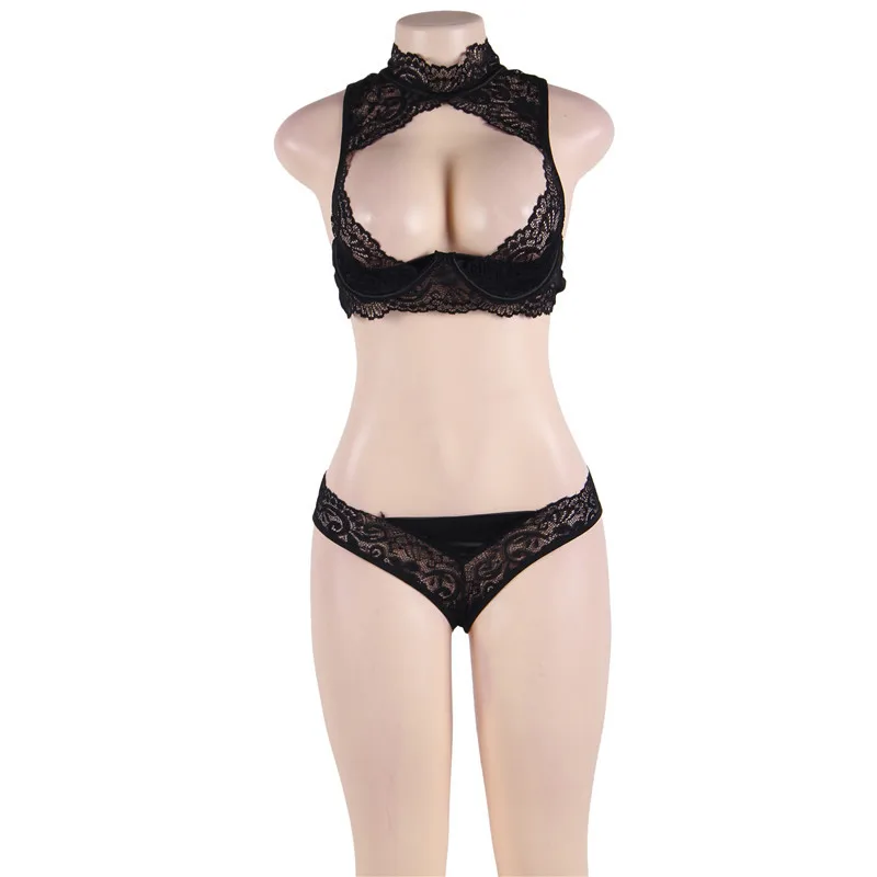 Comeonlover Lace Set High Neck Hot Sexy Lingerie Bra Set Open Bust Erotic Panty Sets Open Hips Sexy Ensemble Lingerie RE80582 Comeonlover Lace Set High Neck Hot Sexy Lingerie Bra Set Open Bust Erotic Panty Sets Open Hips Sexy Ensemble Lingerie RE80582