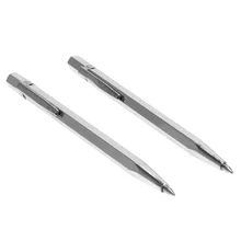 2pcs/set Scriber Etching Engraving Pen Carbon Steel Tip Tungsten Marking Jewelry Engraver Lettering Metalworking Hand Tool