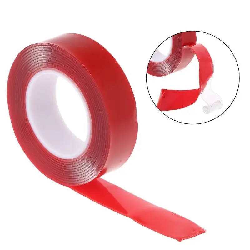 

1PC Strong No Trace Ultra-Thin Transparent Waterproof Double-Sided Tape Super Sticky Acrylic Double-Sided Adhesive A