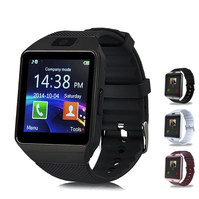 JINCOR Bluetooth Smart Watch DZ09 Smartwatch Anti-lost SIM TF Card Wearable Device with Camera for Apple Android Men Women Watch