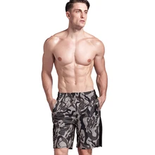 Новая печатная плата шорты для фитнеса бегунов свободные мужские короткие штаны эластичные дышащие быстросохнущие бордшорты дропшиппинг