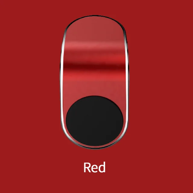Магнитная автомобильная подставка для телефона крепление на вентиляционное отверстие для IPhone X huawei магнитный держатель для телефона в автомобиле gps Кронштейн Поддержка мобильного телефона - Цвет: red color
