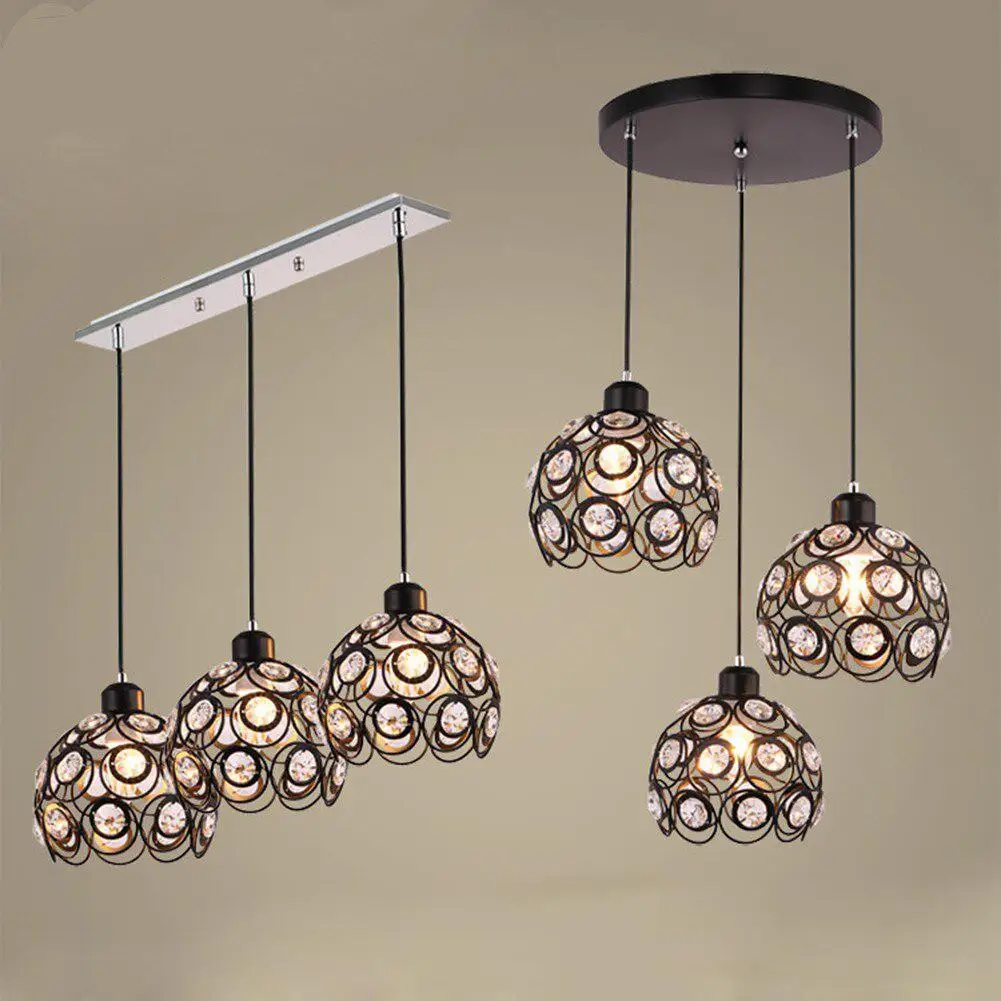 Хрустальная в стиле модерн подвесной светильник кулон для ресторана(не включая лампу