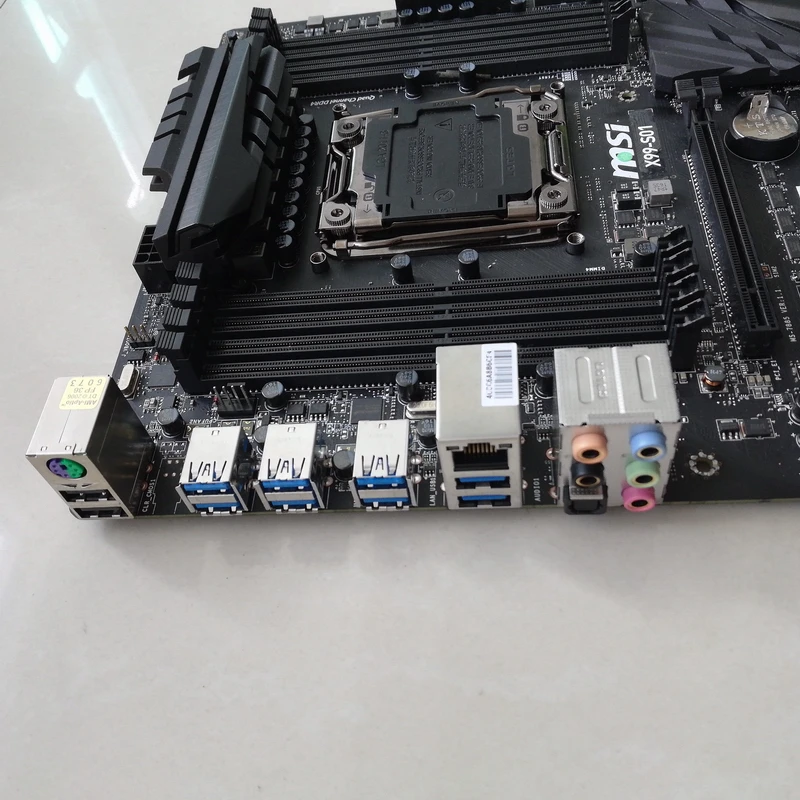 Десктопная материнская плата для MSI X99 S01 DDR4 LGA 2011 V3 128 ГБ процессора I7 USB2.0 USB3.0 USB3.1