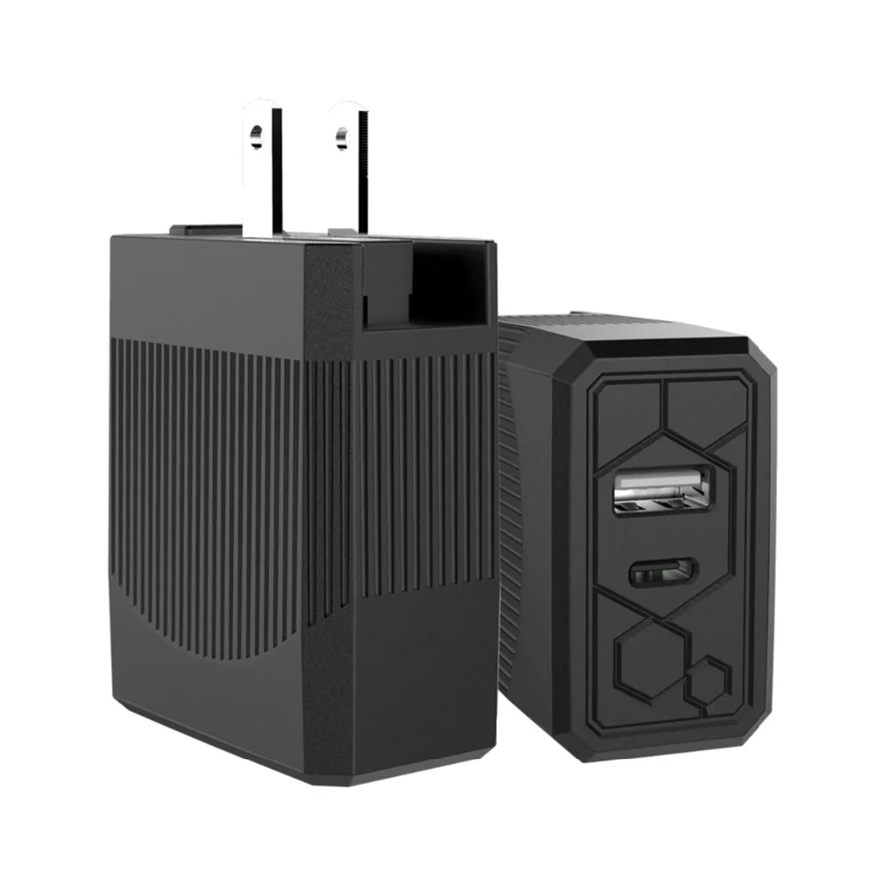 

SOONHUA Charger Type-C USB Charger PD Fast Charging Chargers Wall Digital Adapter 38W 5V 3.1A For IPhone EU Plug