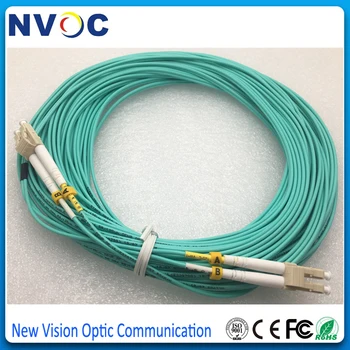

15.0 Meter OM4 Duplex LC to LC UPC 50/125 MM 2mm PVC Multi Mode Fiber Patch Cord,LC/UPC-LC/UPC MM 5M Fiber Jumper Cable
