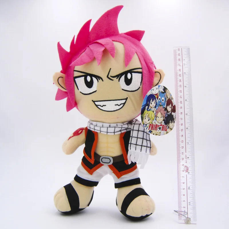 Аниме Сказочный хвост плюшевая кукла Natsu Dragneel фигурка Косплей игрушка 30 см