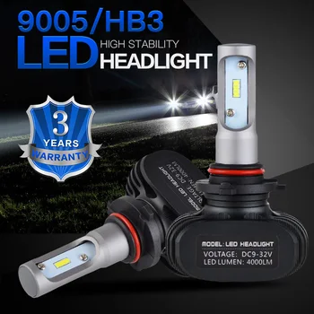 

9005 Car LED Fog Headlight Bulbs Hi/Low Beam 6000K For Chevrolet Malibu 2016-2018 2 x LED