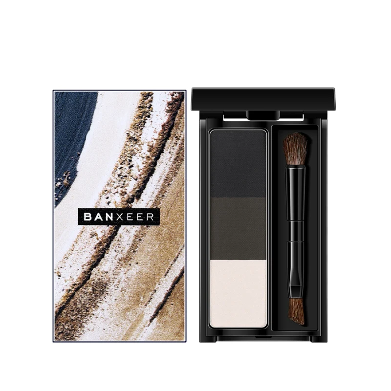 

natural 3 color eyebrow powder 3 groups of colors can be durable and easy to apply color makeup long lasting