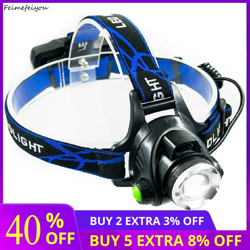 

LED Headlamp 4 Modes motion sensor Head Lamps Induction Headlight with USB Rechargeable Adjustable Head Flash light for camping