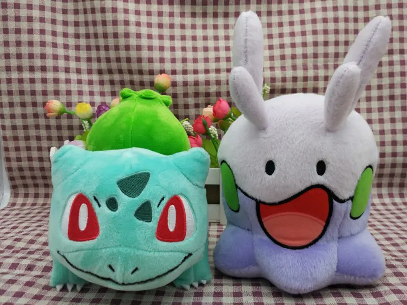 pokemon Set Of 2 BULBASAUR GOOMY Plush Toy gift new