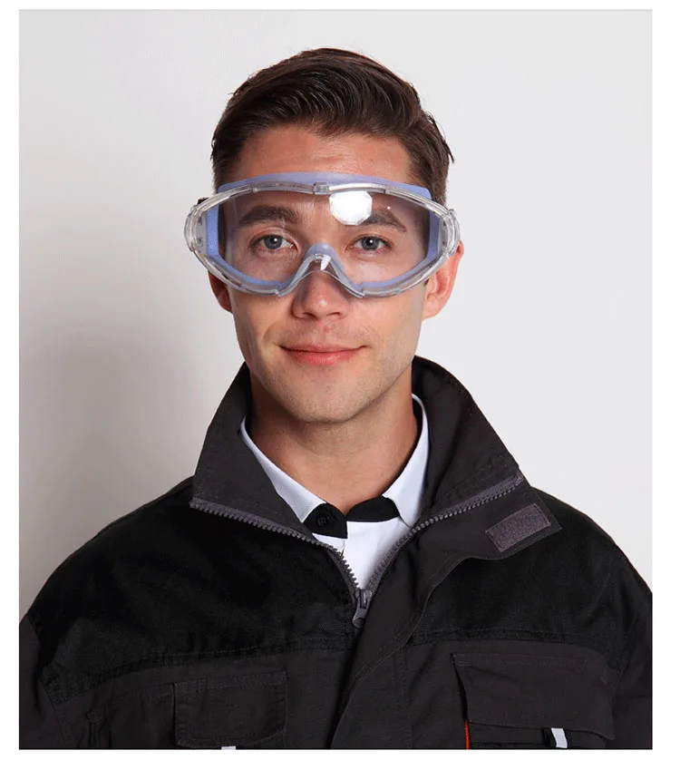 Прозрачные защитные очки, ветрозащитные и противоударные тактические очки для езды на велосипеде, защита от пыли, промышленные защитные очки