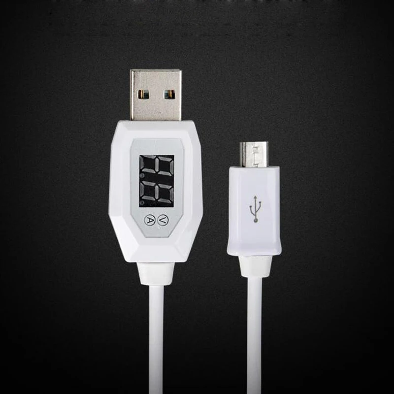 BTOD Micro USB Cable LED indicador Digital de corriente voltaje Protector para Samsung Lenovo Huawei ZTE Xiaomi LG cargador Doctor Wire