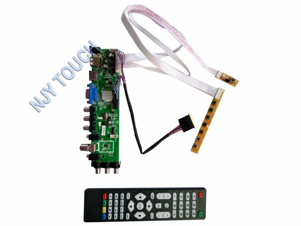 Z. VST.3463 DVB-C DVB-T DVB-T2 ТВ набор для платы ЖК-контроллер для N156BGE-L21 LTN156AT05 1366x768 ЖК-панель