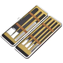 Лидер продаж Педикюр ног "францзуский маникюр" Набор для маникюра и педикюра 7 шт профессиональный маникюрный набор unhas S1