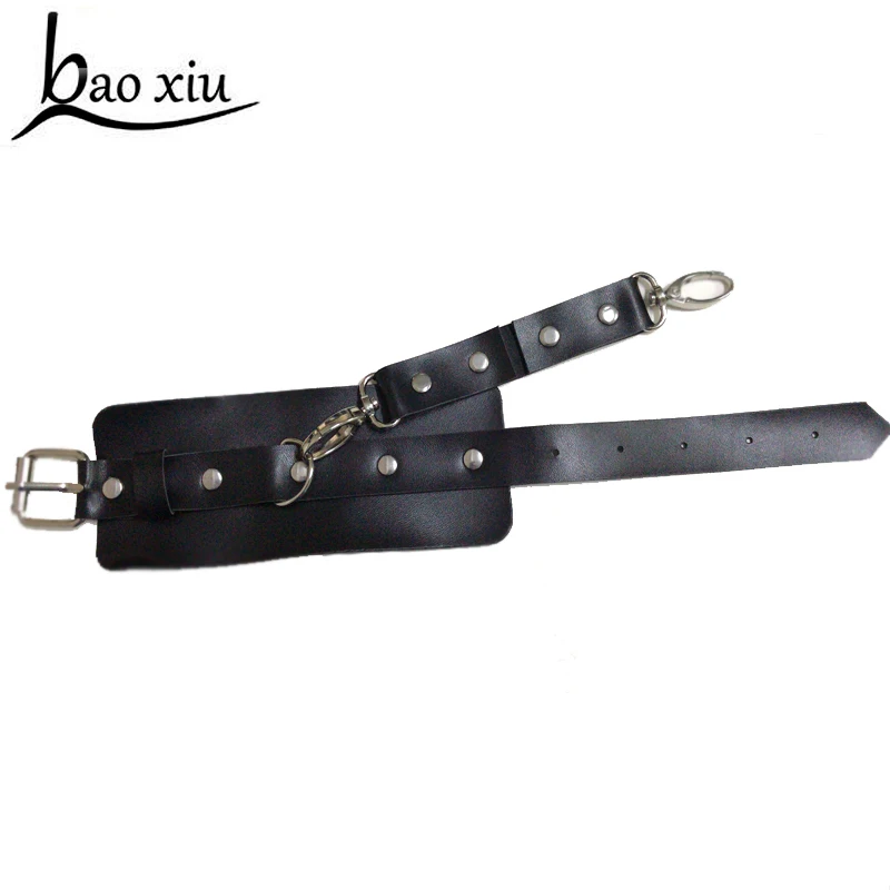  2019 New sexy women Adjustable Leather Bowknot belts Body Bondage Cage Punk Sculpting Harness Waist