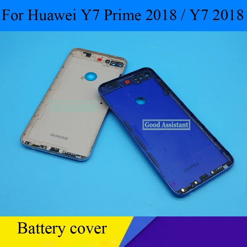 Для huawei Y7 /Y7 Pro/Y7 Prime лицевая пластина для ЖК-дисплея рамка Передняя средняя рамка Корпус Батарейная дверь задняя крышка Корпус чехол