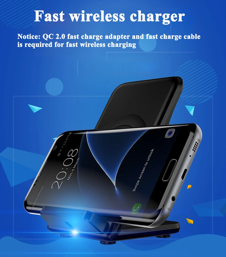NOHON Wireless Charger Stand NH-WXC02 Details (01)  For Samsung S8 , S8 Plus , S7 , S7 edge , S6 , S6 edge , S6 edge+ , S6 Note , S6 Dous , S6 Active , Note 5 