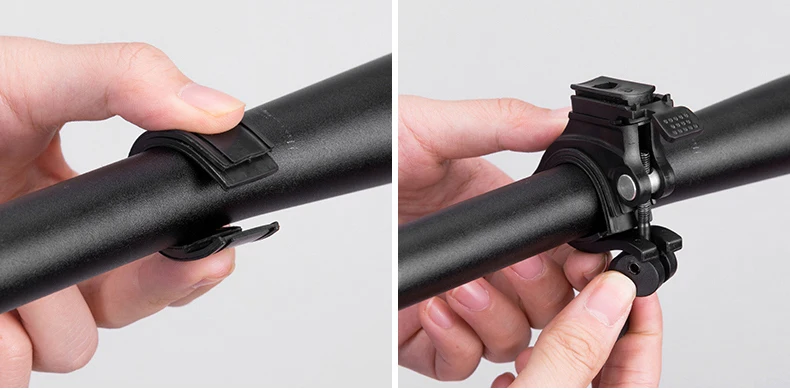 Sale ROCKBROS Solar USB Charging Bike Bicycle Headlights IPX4 Waterproof 2 in 1 Bike Bell Light Sensing Smart Switch Bike Accessories 17