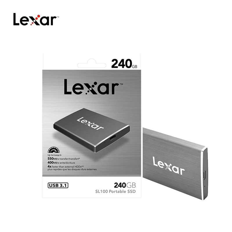 Внешний SSD Lexar портативный SSD 1 ТБ 500 GB 550 M внешний жесткий диск SSD USB 3,1 HD SSD жесткий диск твердотельный диск для ноутбука