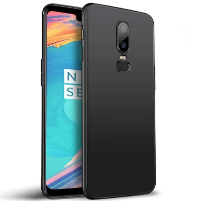

Frosted TPU Black Cover Case For Oneplus 6 6T 5T 5
