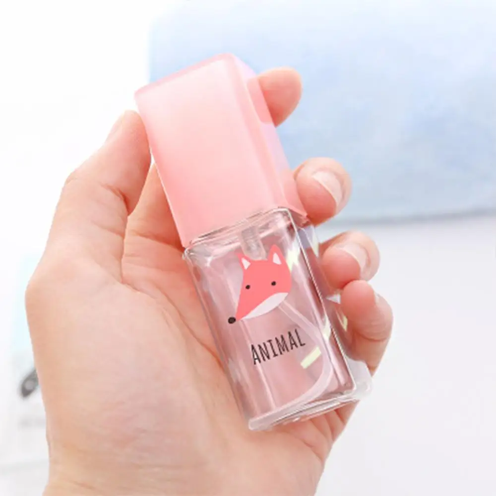 

Mini Plastic Cartoon Small Air Spray Bottle Makeup and Skin Care Refillable Random Color Travel Use