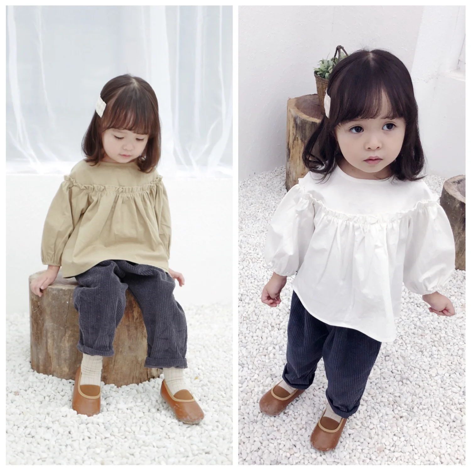 Baby Shirt Girls'clothes New 1-3 Year Old Children's Autumn Blouse Baby Long Sleeve Shirt In Spring 2019