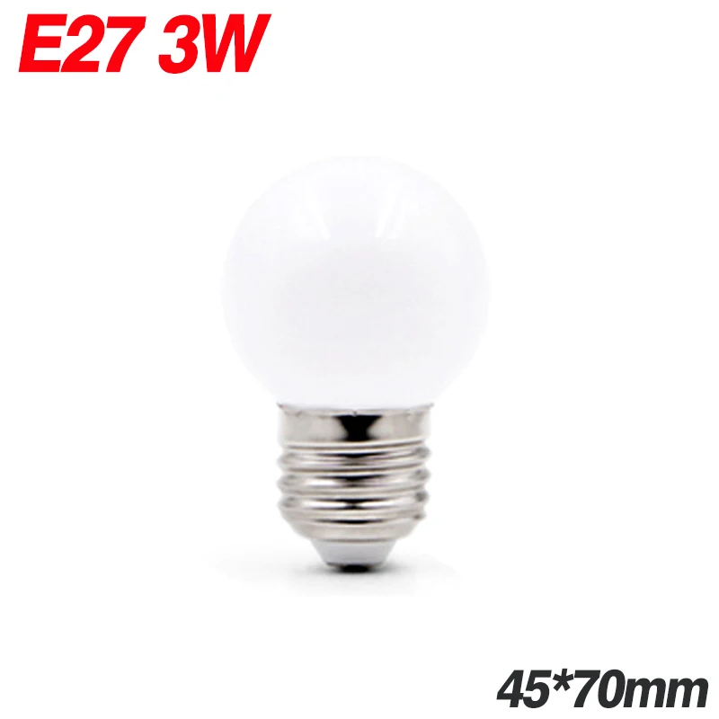 KARWEN Ampoule светодиодный светильник E27 E14 3 Вт 5 Вт 7 Вт 9 Вт 12 Вт 15 Вт 18 Вт Smart IC светодиодный светильник Холодный белый лампада Bombilla лампа - Испускаемый цвет: E27 3W 220V