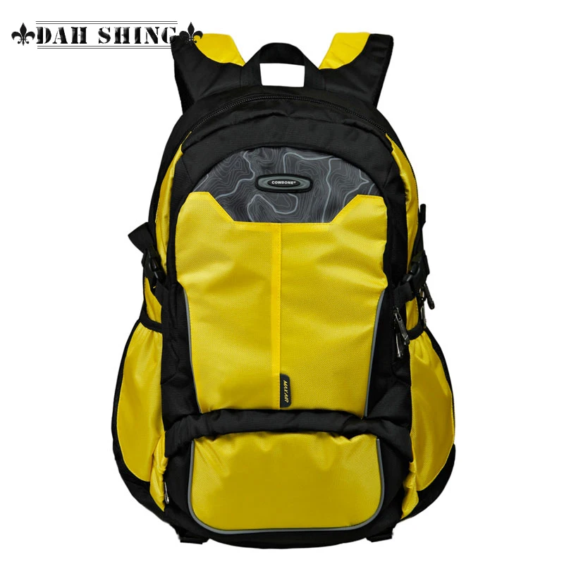 Большая емкость 39l Цвет-контраст водонепроницаемый нейлон флуоресценции женщины рюкзак путешествия рюкзак дорожная сумка для ноутбука