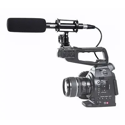 

Pro BOYA BY PVM1000 Condenser Shotgun Microphone 3 Pin XLR Output on DSLR Camera