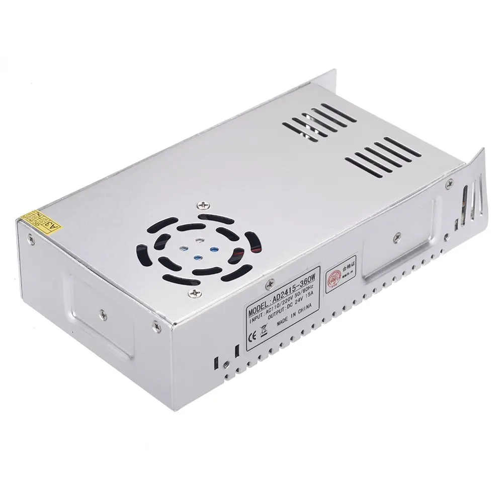 

AC 110V / 220V DC 24V 15A 360W power supply transformer switch for Led Strip