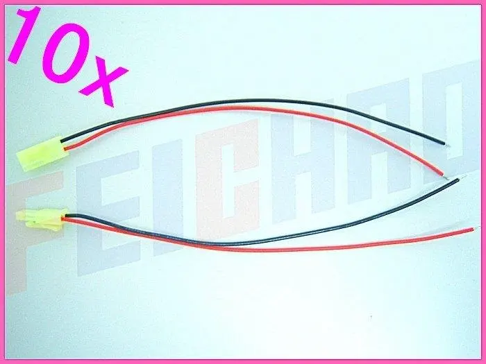 F011722-10 10 пар/лот 20AWG Тамия батарейный разьем провод 20см длинной | Игрушки и хобби