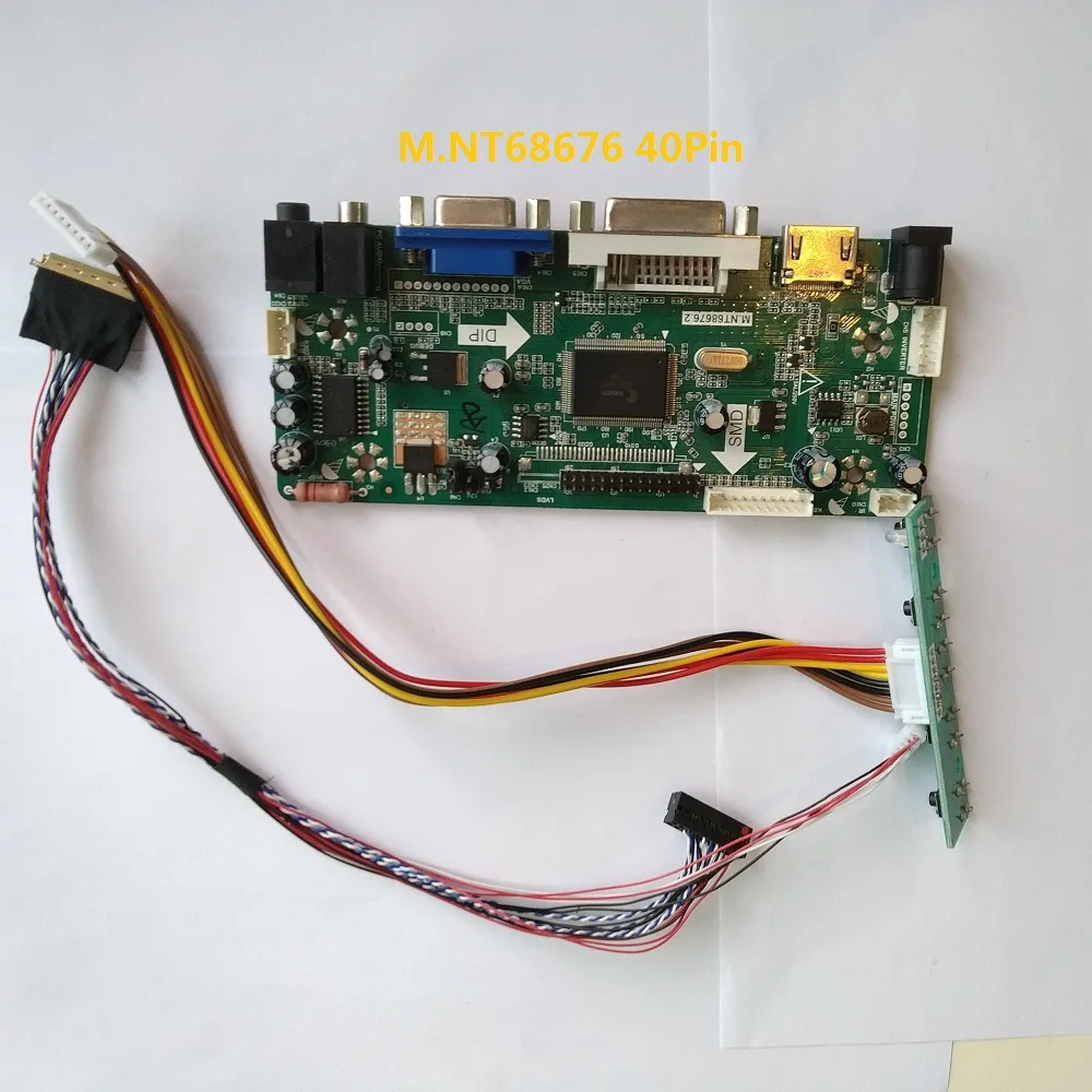 

Kit for LP133WD2-SLB2 40pin M.NT68676 13.3" DVI HDMI LCD VGA LG display Controller board 1600X900 Monitor Panel LED DIY