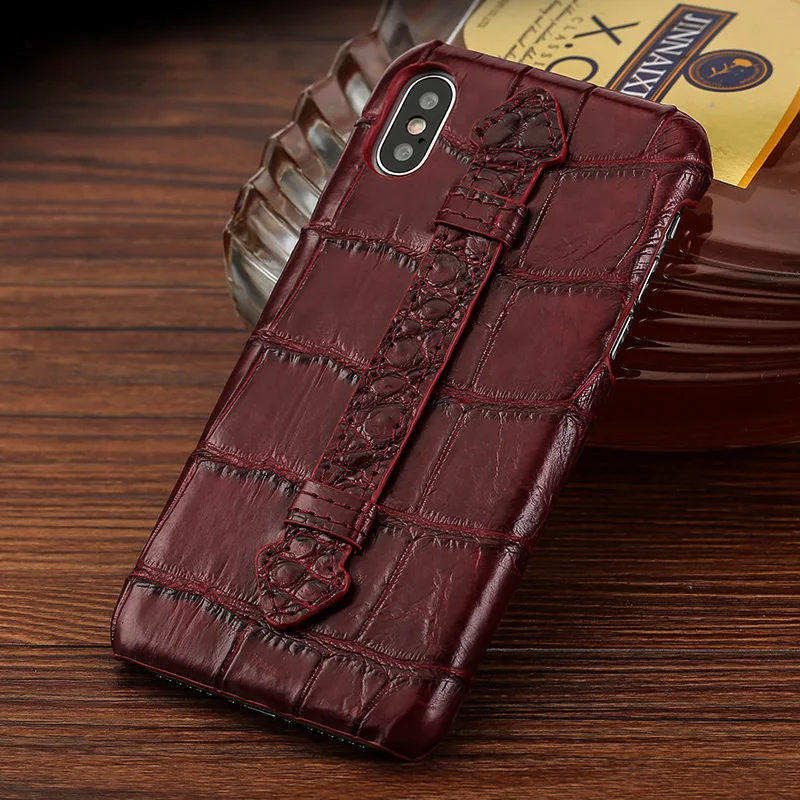 Роскошный чехол для телефона iPhone X XS XR 8 Plus 11 PRO MAX Оригинальный натуральный