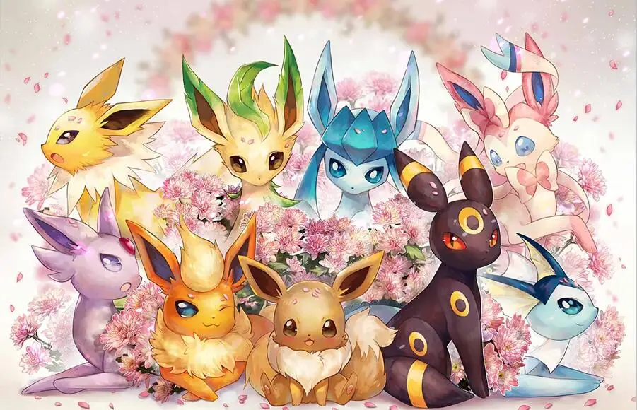 Стразы с кристаллами pokemon DIY Алмазная картина рисунком Пикачу домашний декор 3D