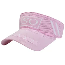 Унисекс солнцезащитные козырьки длинные шляпы с полями кепки s Велоспорт Рыбалка эластичный Вязаный Гольф кепки Пустой Топ Теннисный корт Беговая Кепка-козырек