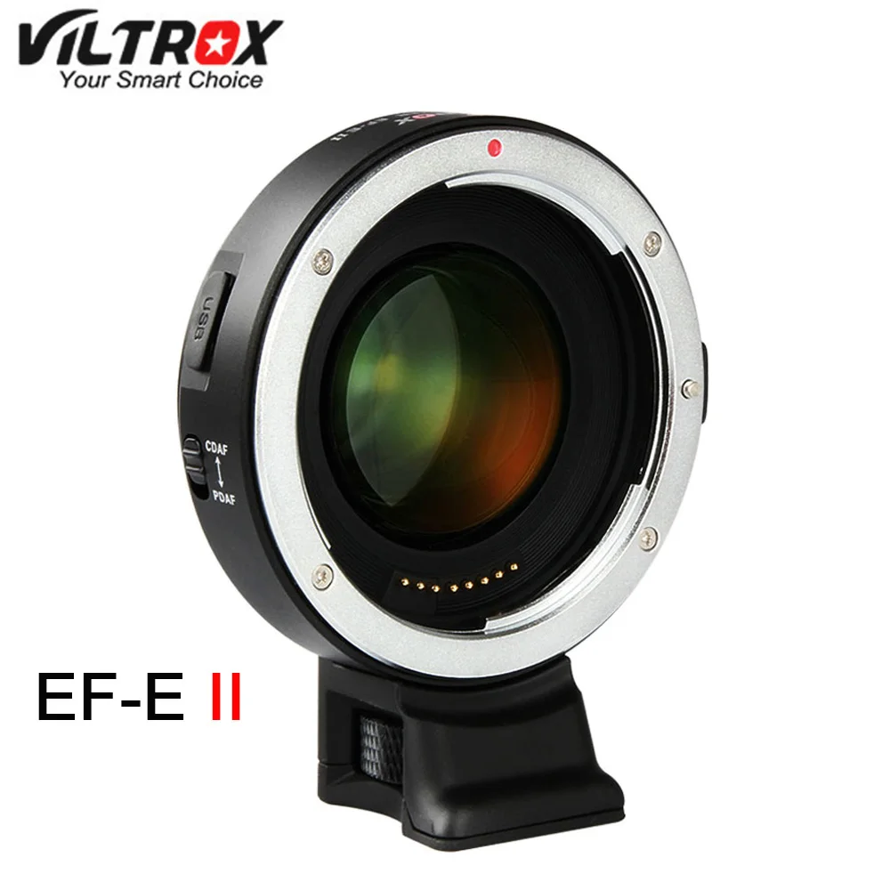 Viltrox EF E II CD PD редуктор автофокуса усилитель скорости объектива адаптер для Canon EOS