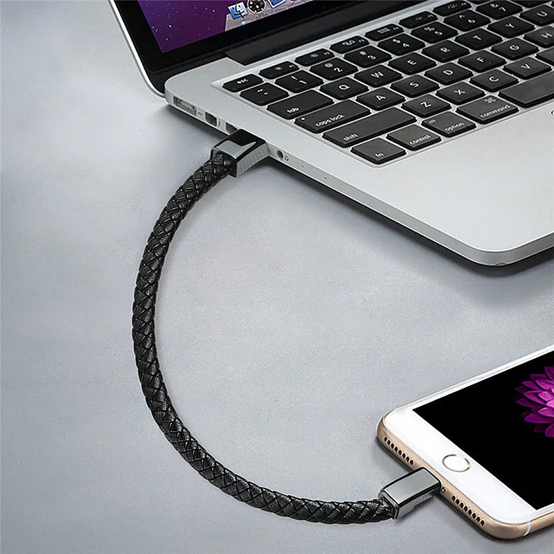 Sports Bracelet Charger USB Charging Cable Mobile Phone Data Cable Quick Charge for iPhone X 7 8 plus Samsung Portable USB Cord