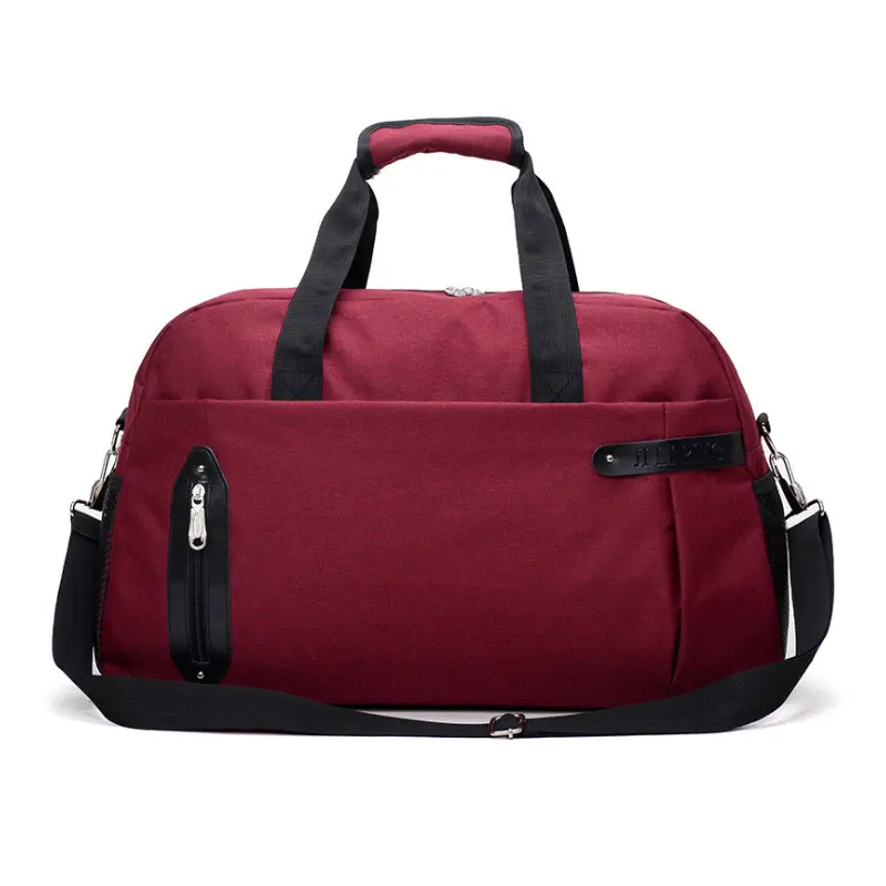 О которых вы кабина Чемодан сумка-Органайзер Для женщин большой Ёмкость масштабных дорожных чемоданов, Для мужчин Простые Модные Спортивные Повседневные выходные, сумка через плечо, сумка тоут - Цвет: Red