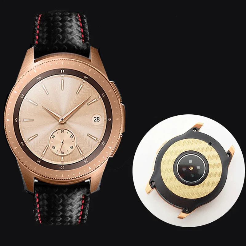 2 шт. Защитная пленка для задней панели из углеродного волокна Samsung Galaxy Watch мягкий