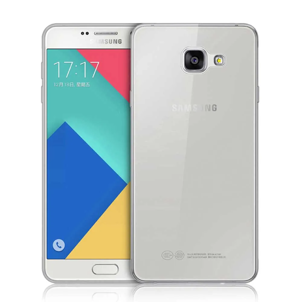 Силиконовый чехол для samsung Galaxy A3 A5 A7 A9 A6 A8 Plus A7 A50, цвет черный, коричневый - Цвет: Blank TPU